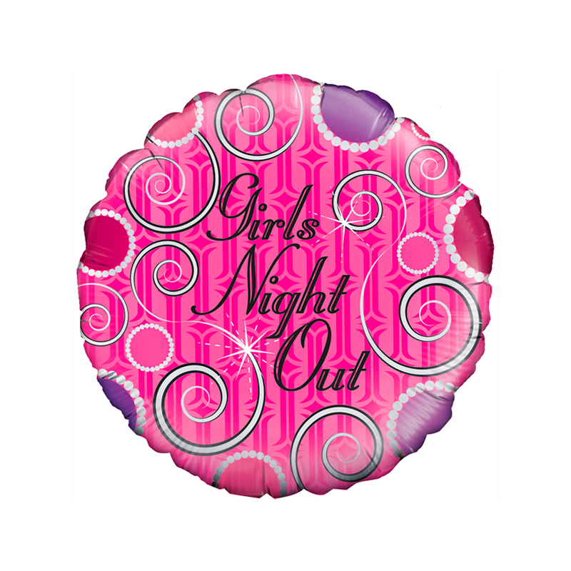 Balão Foil Redondo 18'' Girls Night Out