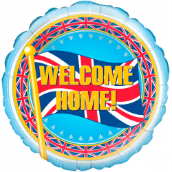 18'' Welcome Home Round Foil Balloon