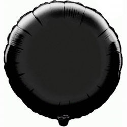 Balão Redondo de 45cm Preto