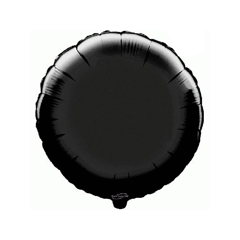 Balão Redondo de 45cm Preto