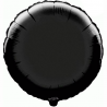 45cm Round Black Foil Balloon