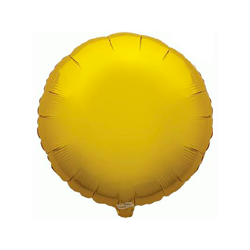 45cm Round Gold Foil Balloon