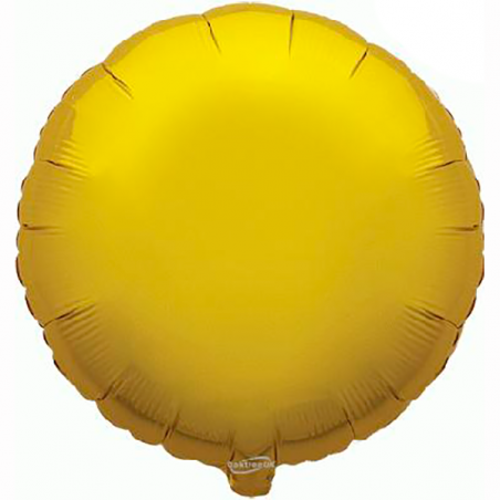 Balão Redondo de 45cm Dourado
