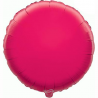 45cm Round Fuchsia Foil Balloon