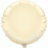 45cm Round Ivory Foil Balloon