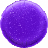 Balão Redondo de 45cm Roxo Holográfico