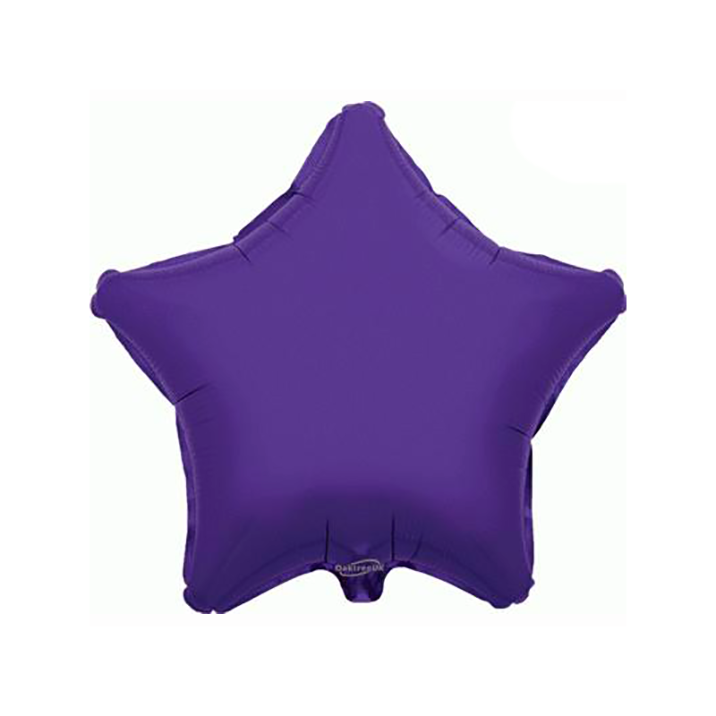 Balão Estrela de 48cm Roxo