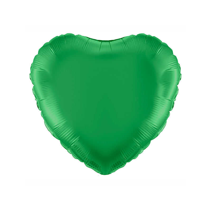 Balão Coração de 45cm Verde