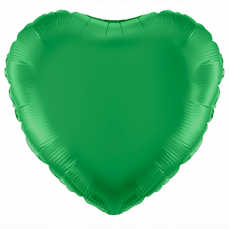 Balão Coração de 45cm Verde