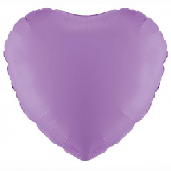 Balão Coração de 45cm Lavanda