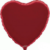 Balão Coração de 45cm Bordô