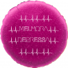 45cm Melhora Depressa Holographic Fuchsia Balloon