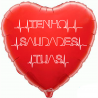 45cm Tenho Saudades Red Balloon