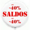 Balão de 45cm Saldos -40% Branco