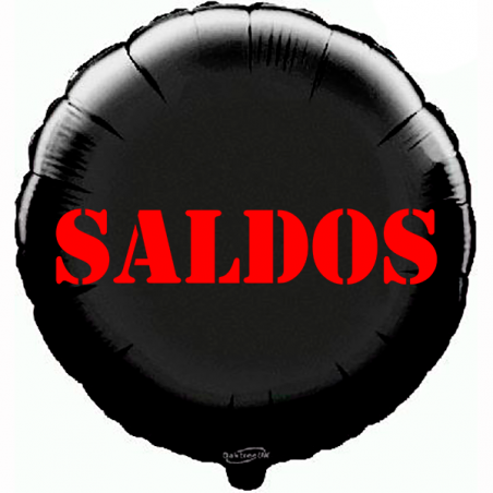 45cm Saldos Black Balloon