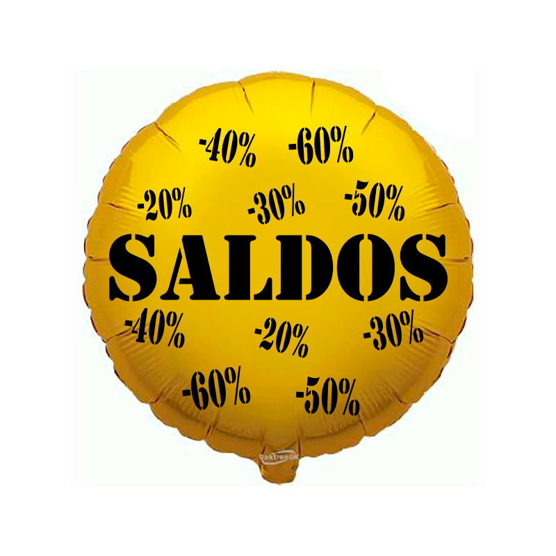 45cm Saldos Gold Balloon