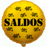 Balão de 45cm Saldos Dourado