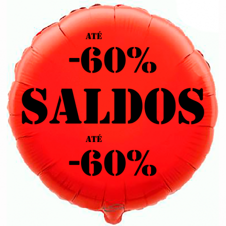 Balão de 45cm Saldos -60% Vermelho