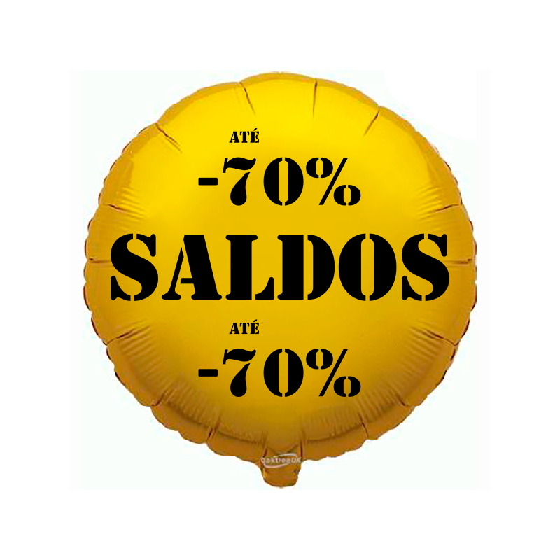 Balão de 45cm Saldos -70% Dourado