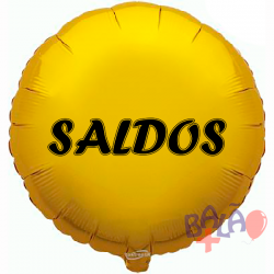 45cm Saldos Gold Balloon