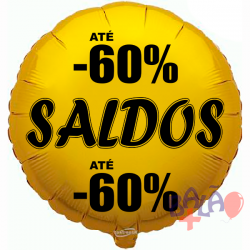 Balão de 45cm Saldos -60% Dourado