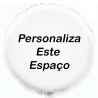 Custom white foil balloon
