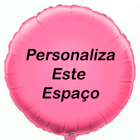 Custom Pink foil balloon 2 sides printing