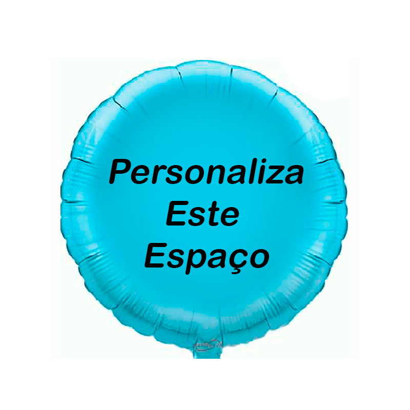 Custom Light Blue foil balloon 2 sides printing