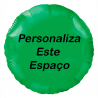 Globo Verde personalizado en 2 lados