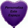 Globo de Púrpura personalizado en 2 lados