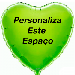 Globo Verde Lima personalizado en 2 lados