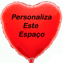 Globo de Rojo personalizado en 2 lados