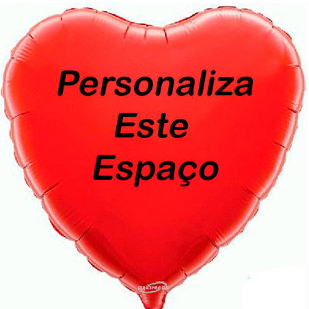 Balão vermelho Personalizado em 2 Lados