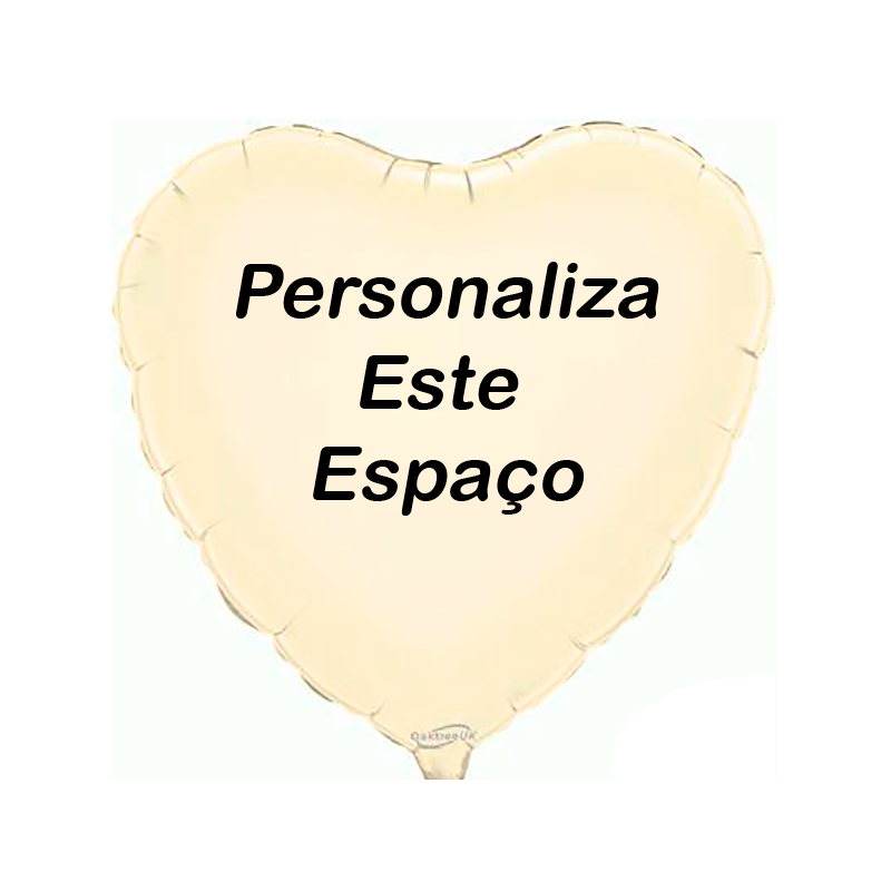 Globo de Marfil personalizado en 2 lados