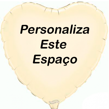 Custom ivory foil balloon 2 sides printing