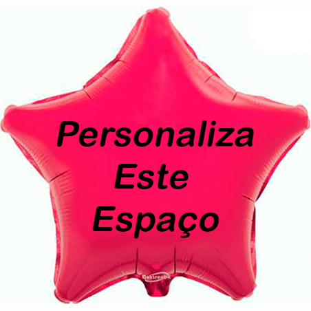 Balão Fuchsia Personalizado em 2 Lados