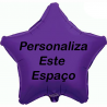 Globo Púrpura Personalizado en 2 Lados