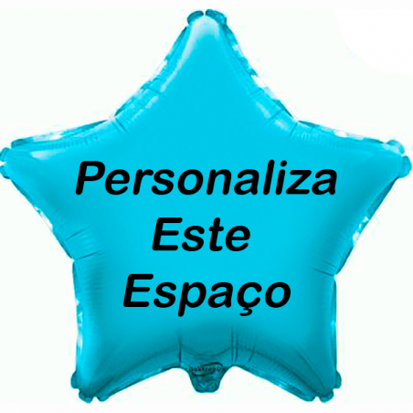 Custom Light Blue foil balloon 2 sides printing