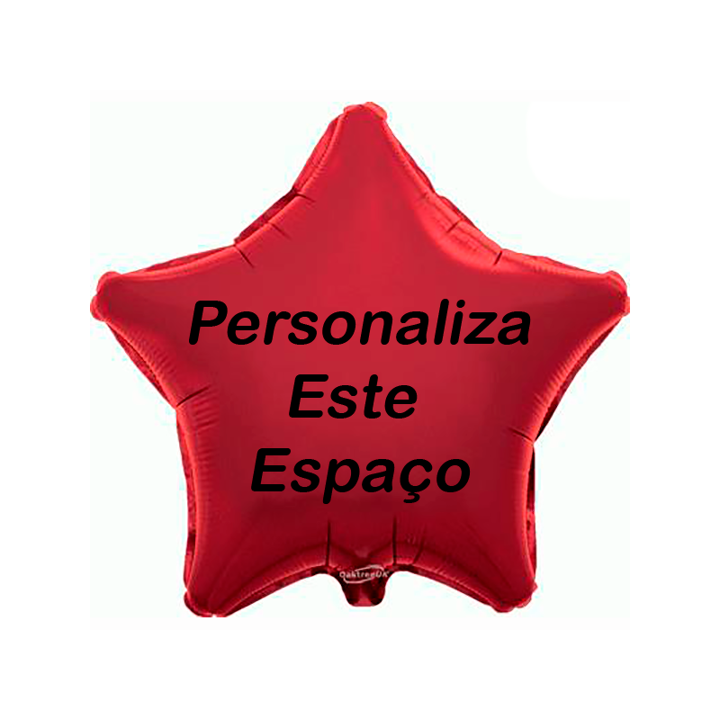 Globo Burdeos Personalizado en 2 Lados