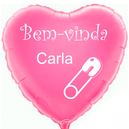 Custom heart pink foil balloon 2 sides printing