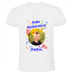 Personalized white t-shit