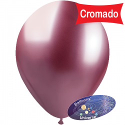 33cm Chrome Pink Balloon
