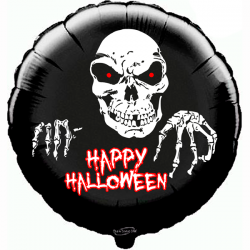 Balão de 45cm Esqueleto Halloween