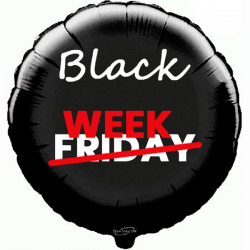 Balão de 45cm Black Week
