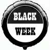 45cm Black Week Balloon