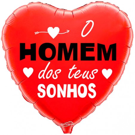 Balão de 45cm Homem dos teus sonhos