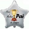 Balão de 48cm Troféu Melhor Pai de Sempre