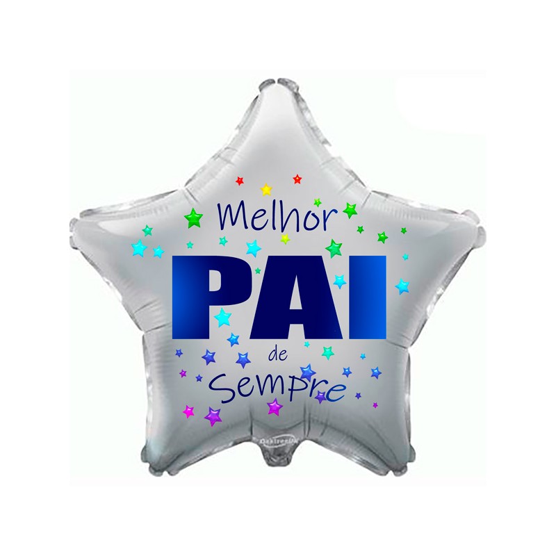 Balão de 48cm Melhor Pai de Sempre