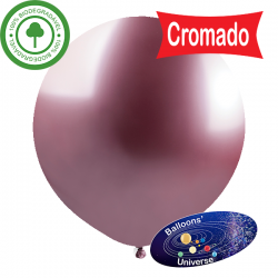 Balão 41cm Rosa Cromado