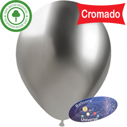 15cm Chrome Silver Balloon